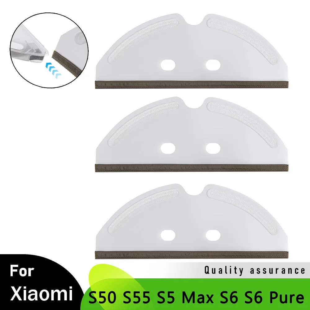 Одноразовые салфетки для швабры для робота-пылесоса Xiaomi Roborock S55 S50 S6 S5Max S6 Pure S6 MaxV T6, аксессуар для поддона для салфеток.