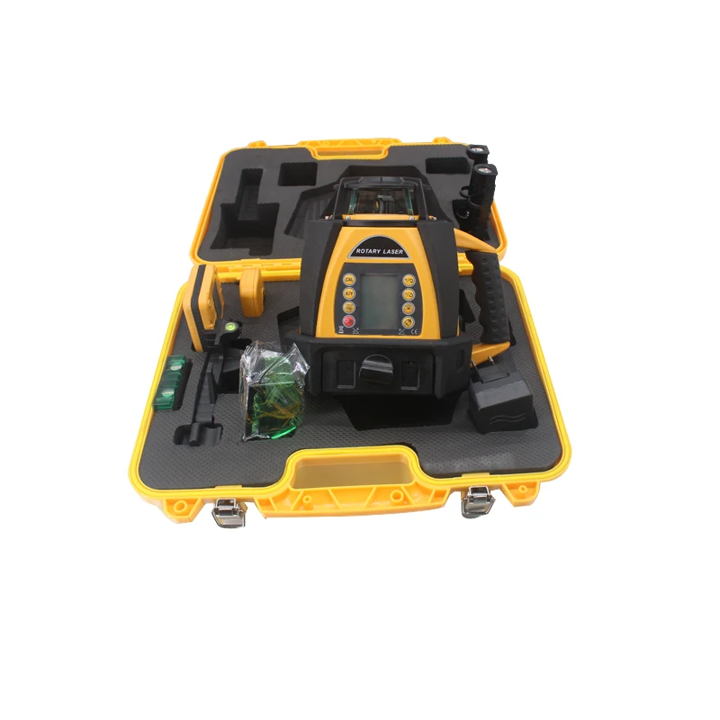 self-leveling green red beam rotary laser level kit  agriculture laser land level architecture LCD screen dual slope