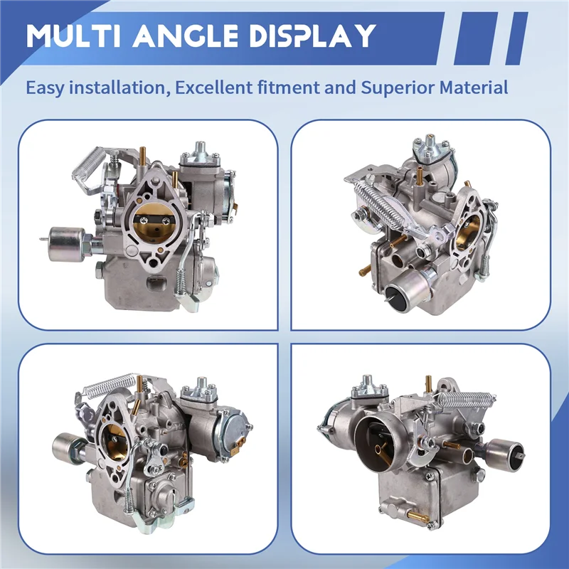 Карбюратор 113129031K 98-1289-B 34PICT-3 1600Cc двухпортовый автоматический дроссель двигателя для VW Beetle Super Beetle 1971-1979 гг.