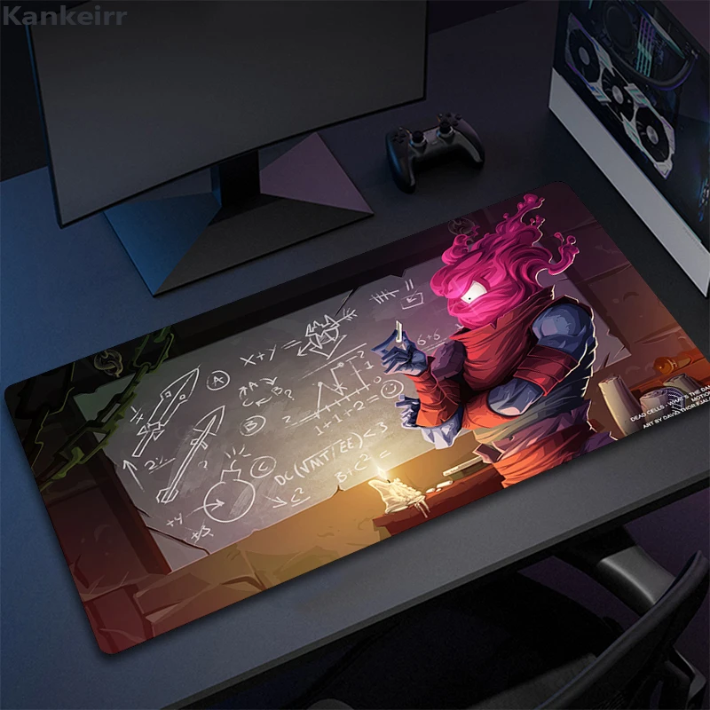 Классный большой игровой коврик для мыши с мертвыми ячейками, резиновый коврик для мыши, игровой коврик, водонепроницаемый нескользящий офисный коврик для мыши XXL