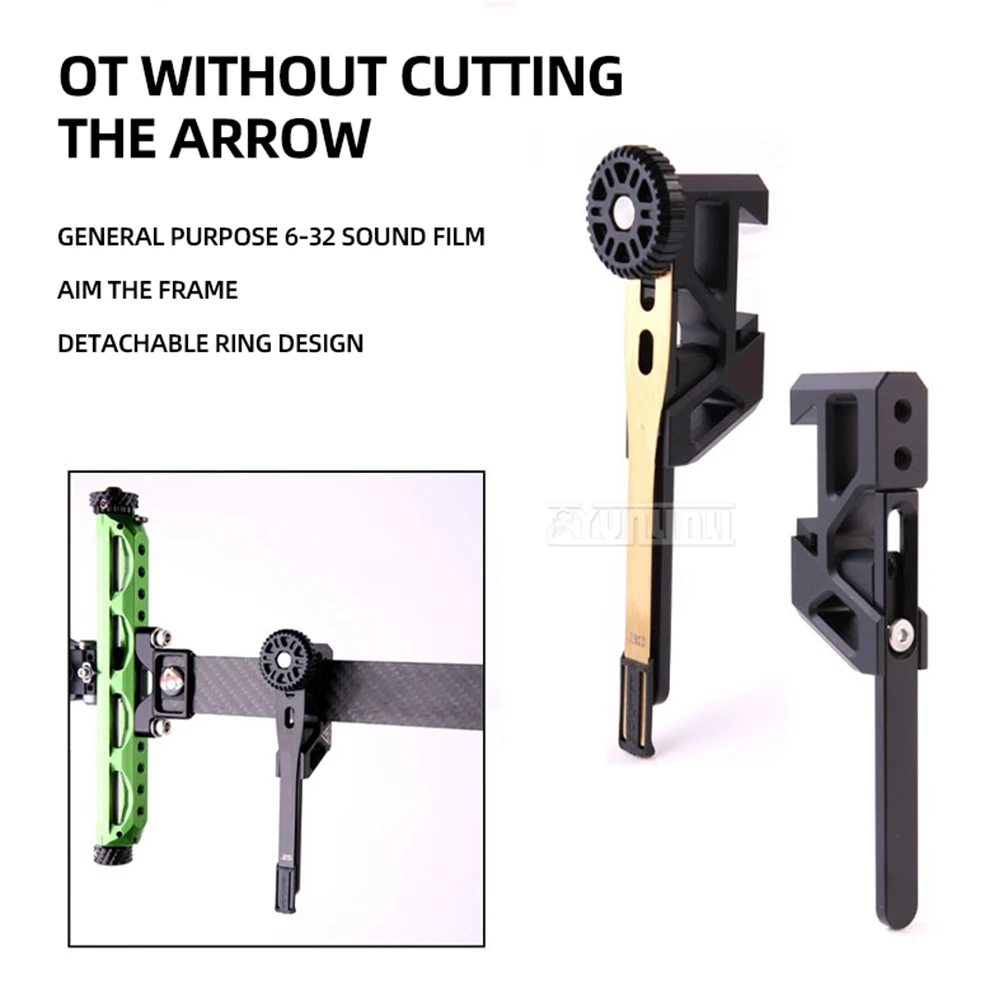 

Universal Aluminum Sight Frame Horn Holder Archery Sight No Need to Intercept Arrows for Target Shooting