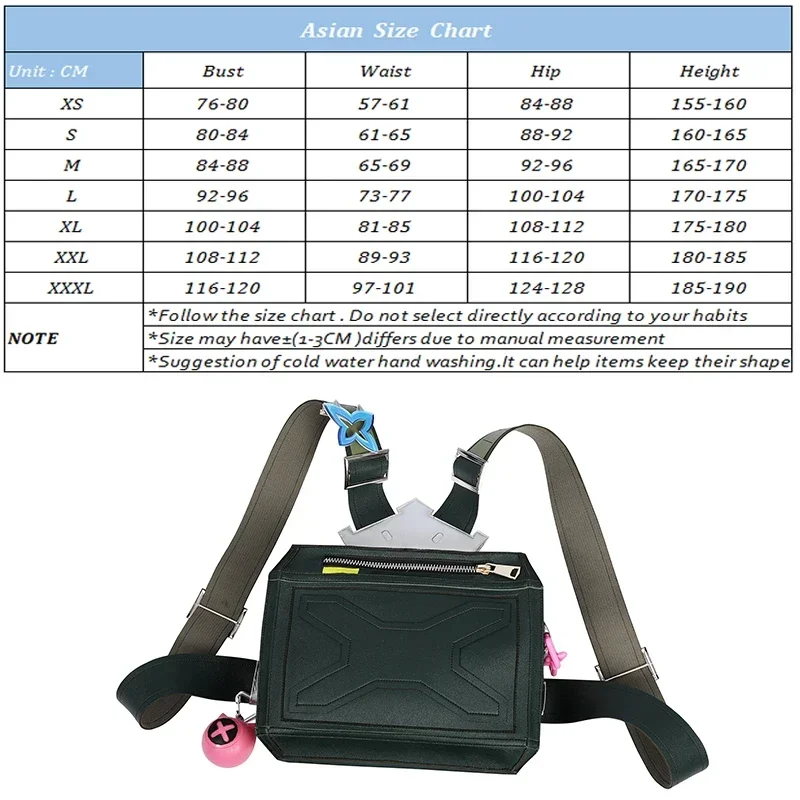 SN66 ROLECOS Clove Cosplay Costume Game Valorant Clove Immortal Cosplay Costume Women Combat Uniform Halloween Party Outfit 2@w$