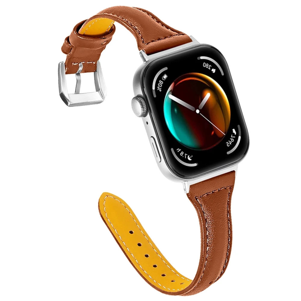 

Для Huawei Watch Fit 3, кожаный ремешок для женщин и мужчин, Т-образный кожаный браслет Correa для Huawei fit 4 4pro, ремешок для часов