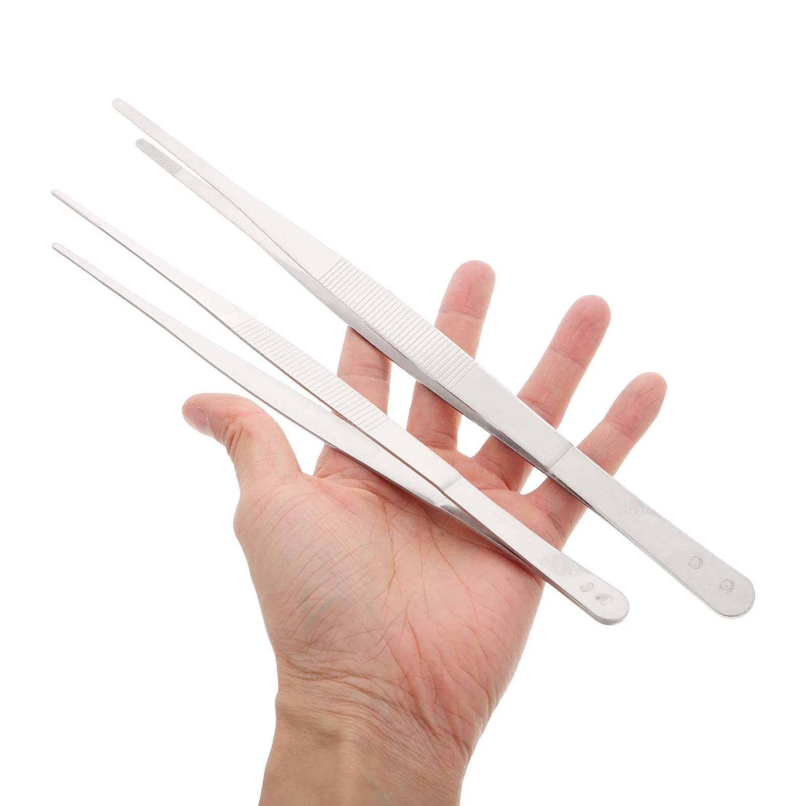 

8 Pcs Tweezers Straight Curved Heavy Duty Stainless Tools for Crafts Miniatures Beauty Gardening