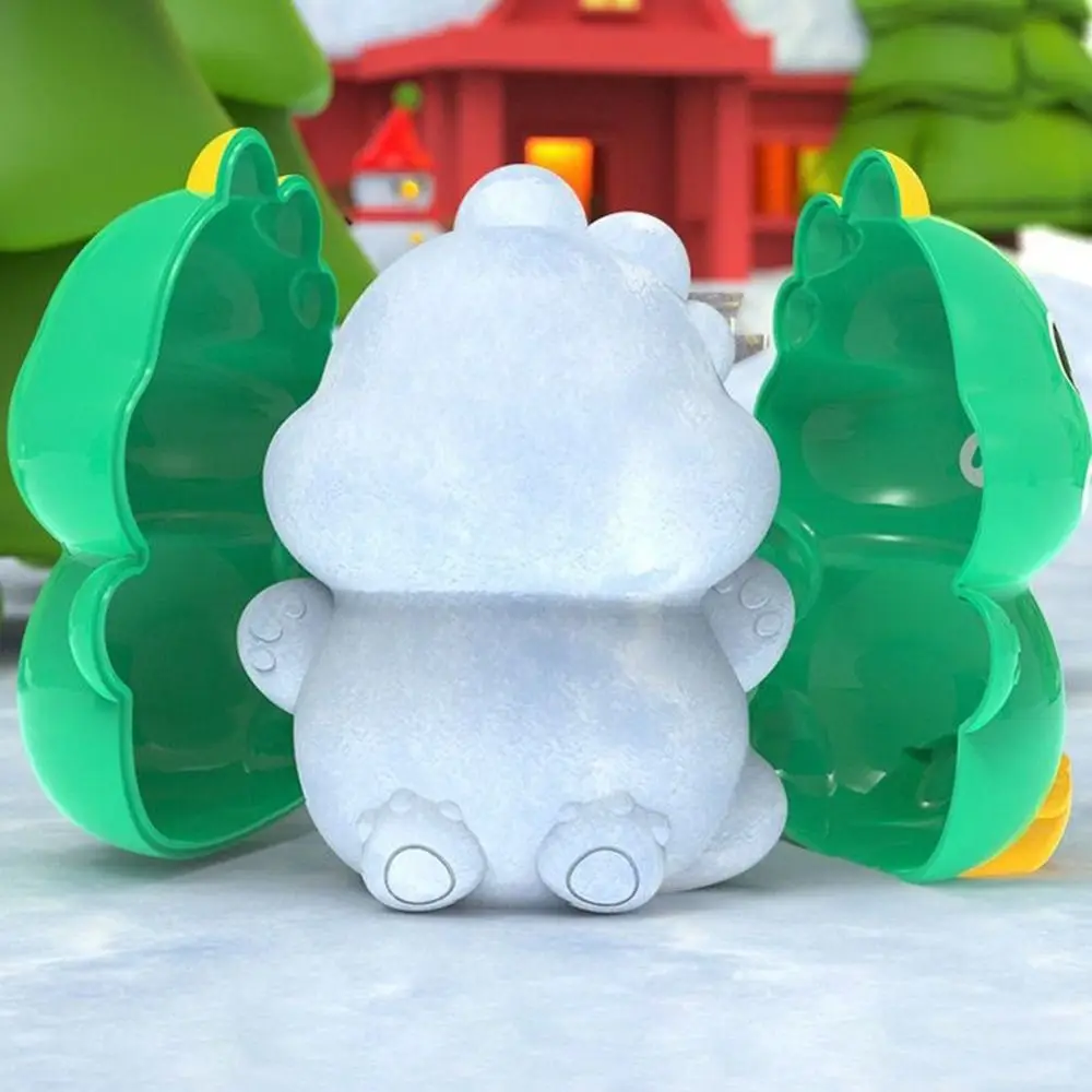Funny Plastic Snowball Clip Cartoon Dinosaur Duck Shape Snow Play Toy Snowball Tool Snow Ball Mold Kids Gift