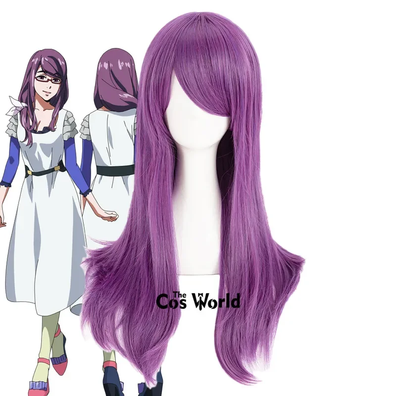 Tokyo Ghoul Kamishiro Rize 60 см длинные прямые аниме косплей парики волокно термостойкие синтетические волосы + шапочка для парика