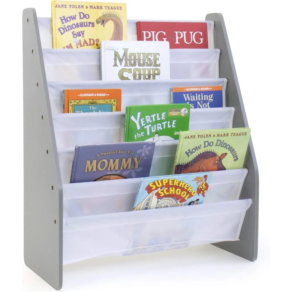 Estante Super Sized Infantil, Book Rack Organizer, 6 Camadas