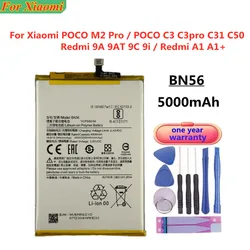 2024 Jahre 5000 Original batterie bn56 für Xiaomi Poco m2 Pro Redmi 9a 9c mah Handy Bateria Batterien schneller Versand