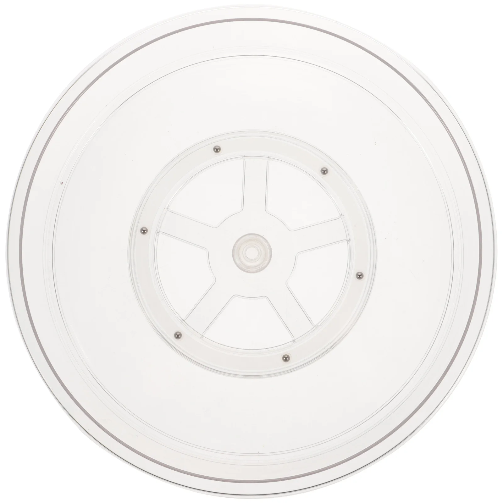 

Condiment Spice Rack 13.76X13.76X2.75" Rotating Turntable Organizer For Kitchen Plastic Pantry Bin Seasoning Storage Rack