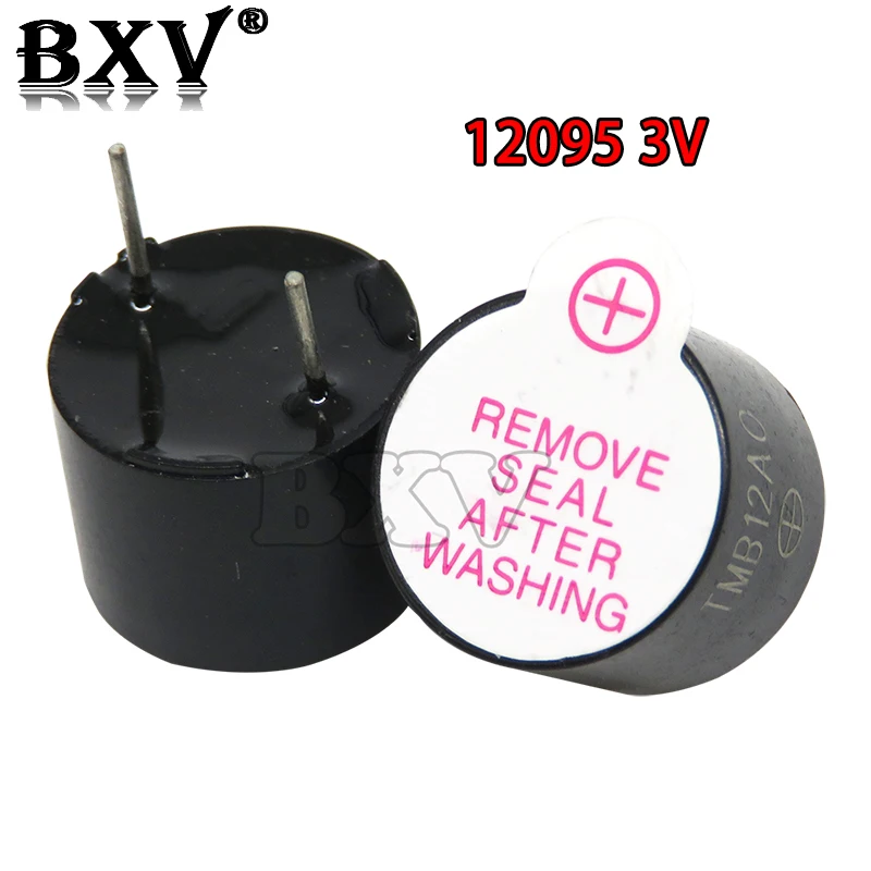 10PCS 12095 3V 5V 12V Buzzer Magnetic Long Continous Beep Tone 12*9.5mm 16R Universal Buzzer 12085 New