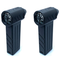 2X Mini Turbo Jet Fan Turbo Violent Fan 110000RPM Powerful Blower With High Speed Duct Fan Air Blower Portable