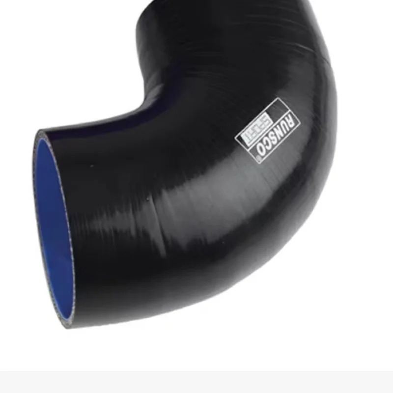 Black 90 Degrees Silicone Hose Elbow Rubber Joiner Bend Tube for Intercooler Cold Air Intake Hose 38 45 51 57 63 70 76 83 89mm