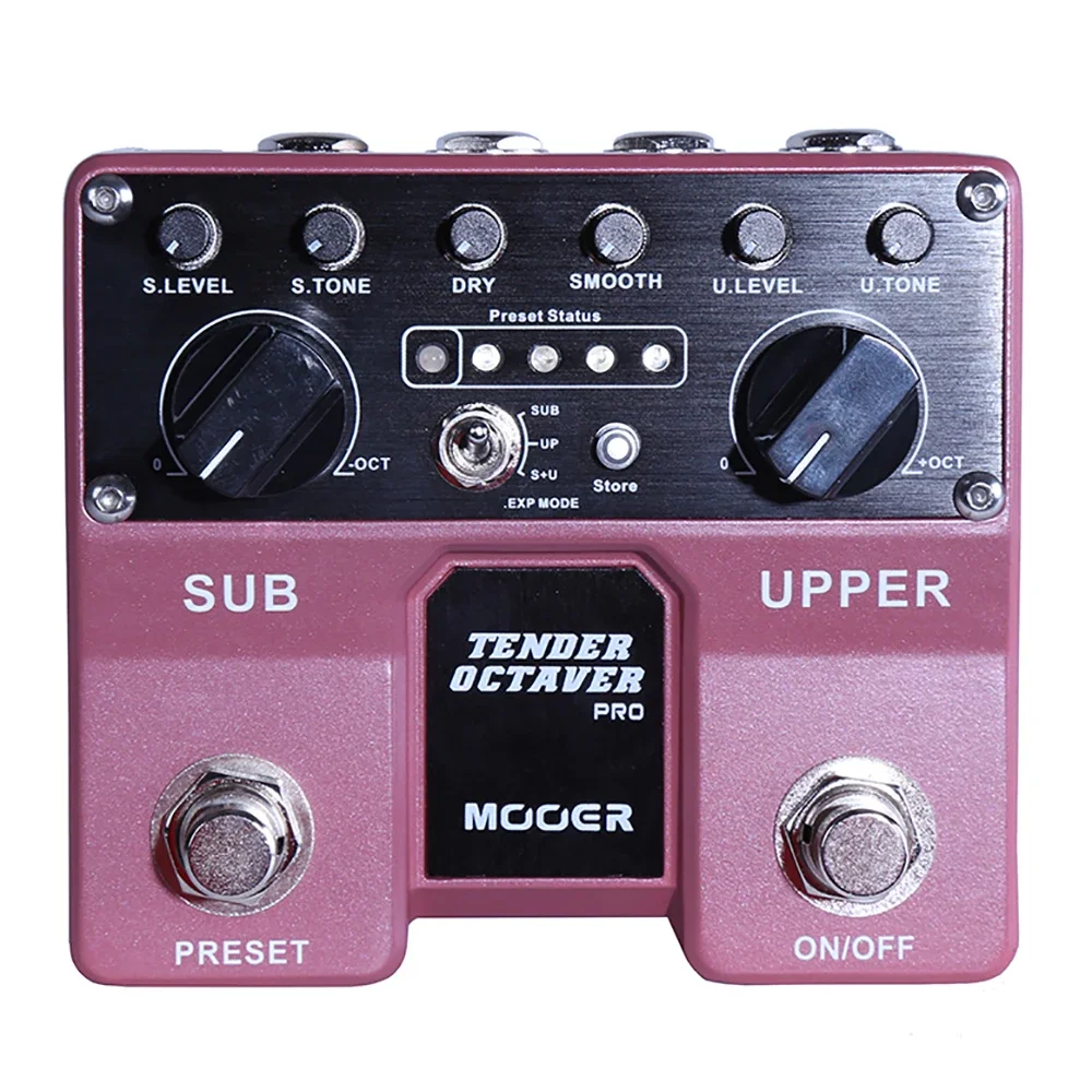 

MOOER Tender Octaver Pro педаль эффектов для гитары Octave Sub Upper Octaves 4-инчтовые настройки пользователя двойной педаль для электрогитары