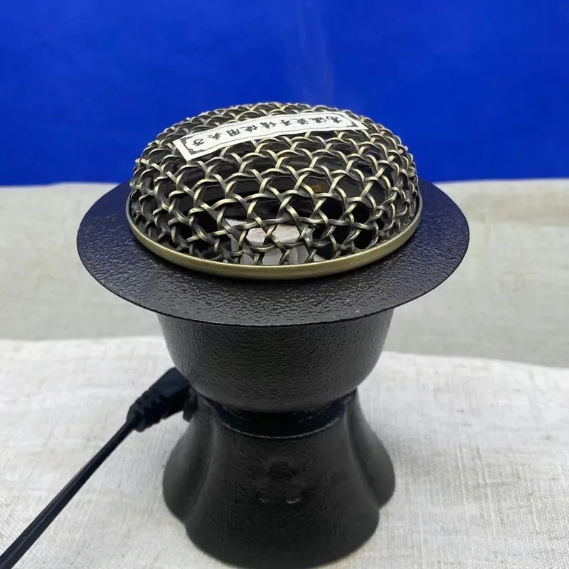 Electric Incense Burner for Carbon Agarwood Imitation Household Aromatherapy Heater Portable Desktop Fragrance Diffuser