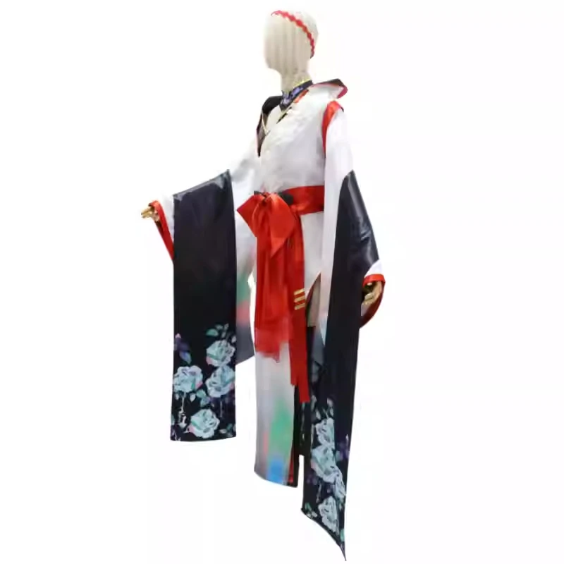 Goddess of Victory: Nikke Scarlet Cosplay Cosplay Costume Scarlet: Black Shadow Longing Flower Outfit kimono For Hallowmas