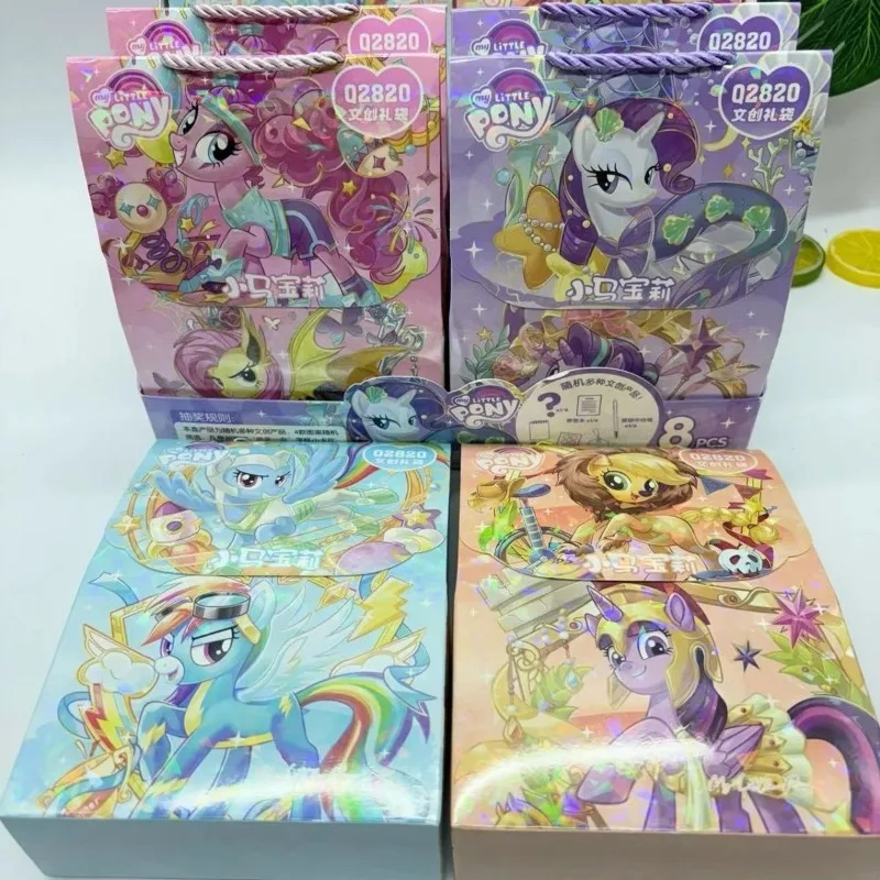 Animacja My Little Pony peryferyjne kreatywne artykuły papiernicze niespodzianka pudełko z niespodzianką uczeń artykuły papiernicze dla dzieci torba