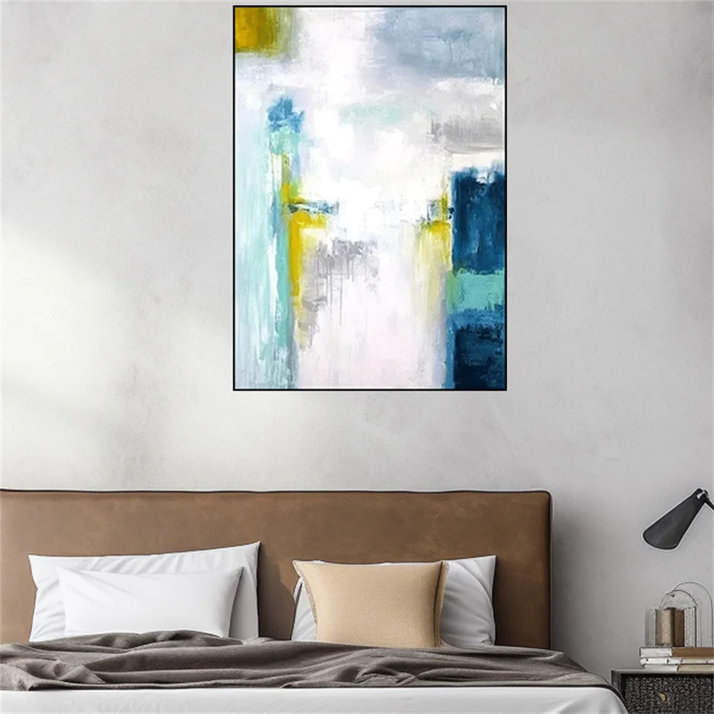 

100% Hand drawn abstraction oil Painting Abstract Green Picture Home Decorative Art Picture Paint On Canvas As Good Gifts Mural