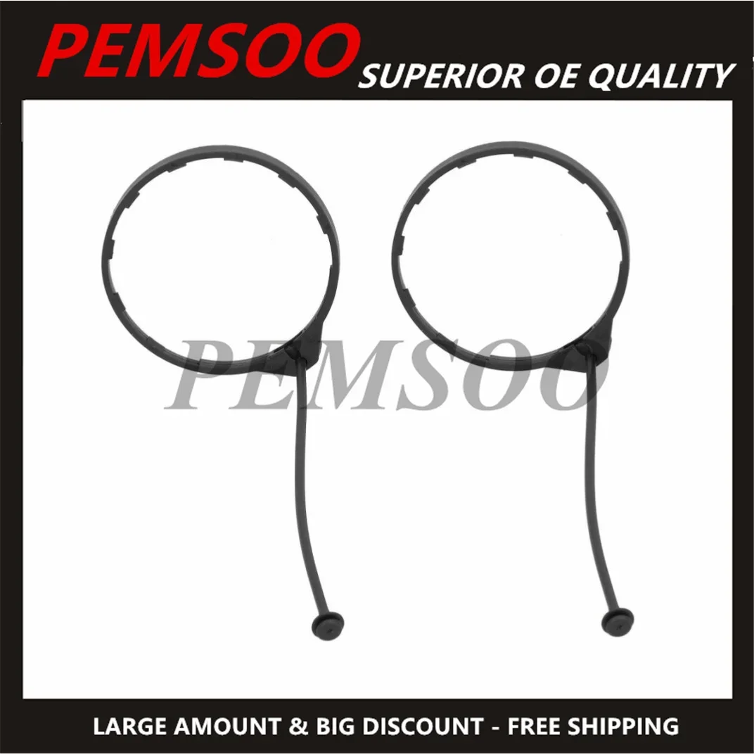 2PCS Oil Fuel Cap Tank Cover Line Ring Petrol Diesel for Honda Civic CRV Accord Jazz City Odyssey Crosstour Acura 17670-SJA-013