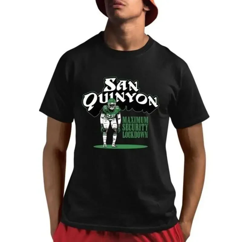 Reed Blankenship Wearing San Quinyon T Shirt