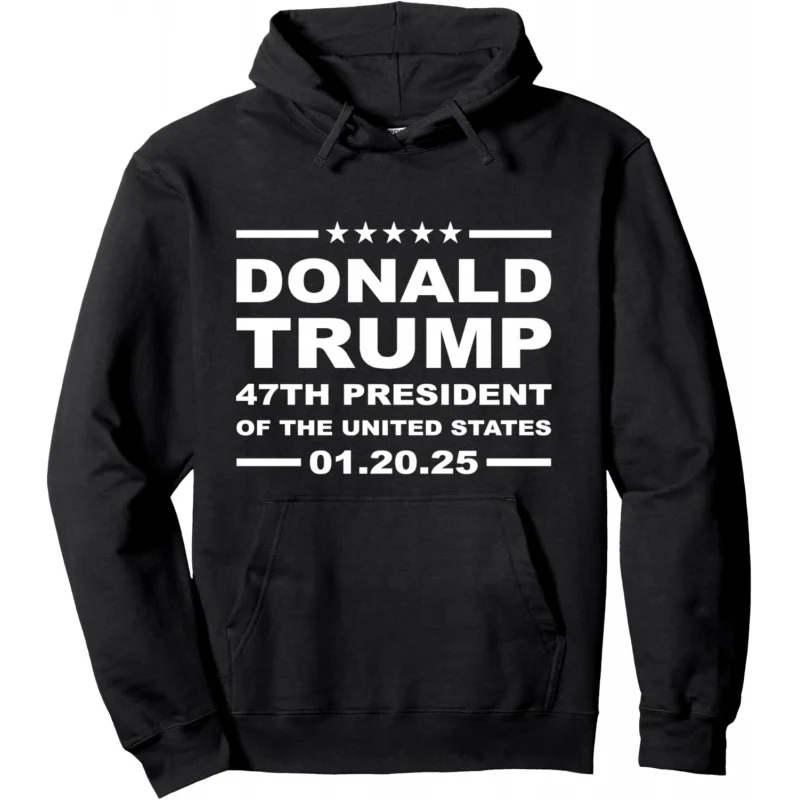 Donald Trump's 47th President Hoodie 2025 Inaugural Ceremony Patriotic Hoodie