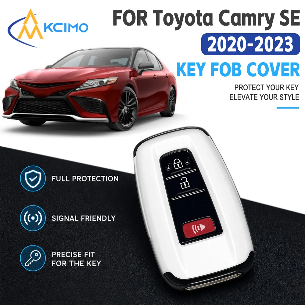 High Quality Car Key Fob Case For Toyota Camry SE 2020‑2023 Remote Key Full‑Wrapped Anti‑Scratch Protective Shell Wear‑Resistant