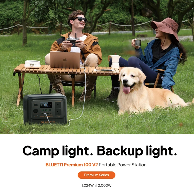 

MSBLUETTI Тихая эффективная портативная электростанция Солнечный генератор с технологией быстрой зарядки 2,5 часа перезарядки 45 дБ Шуум