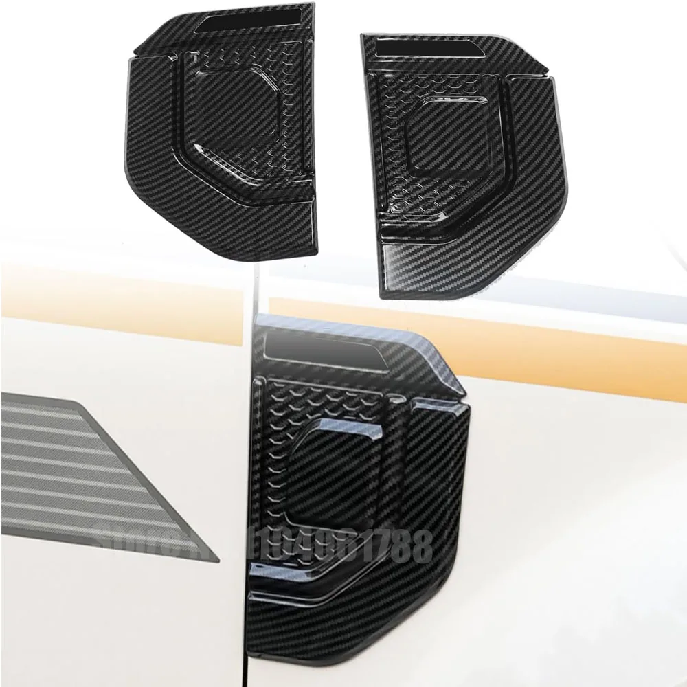 

Side Fender Badge Emblem Badge Sticker Decals Cover Fit For 2024 Toyota Land Cruiser 250 Prado LC250 2025 Carbon Fiber Black