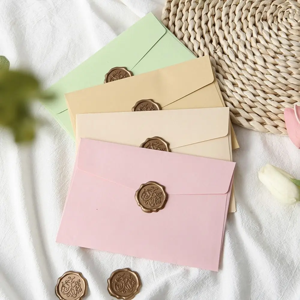 10pcs Mini Macaron Color Envelopes Candy Color High Appearance Invitation Cards Blank DIY Macaron Color Greeting Cards