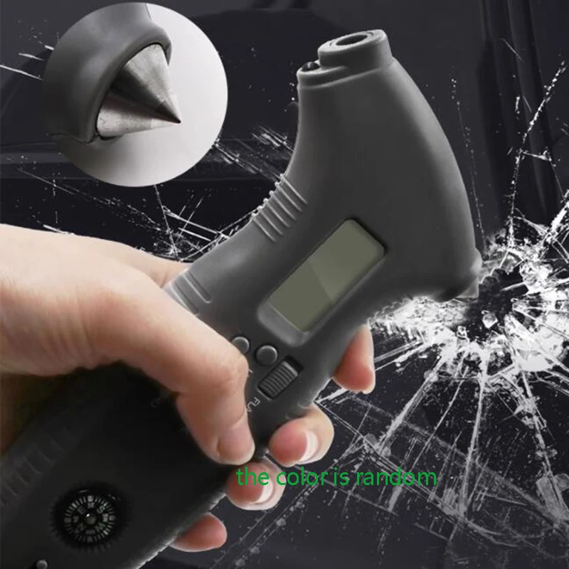 0.1mm High Precision Digital Tire Pressure Gauges LCD Backlight Auto Car Tire Pressure Gauges Measuring Tire Depth Gauge Tools
