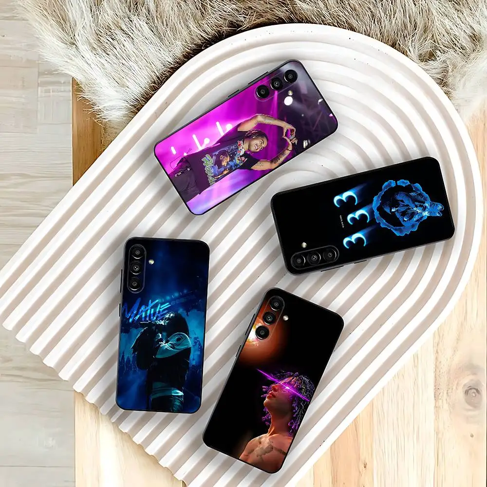 

Singer M-Matue 333 Album For Samsung Galaxy A73,52,32,71,41,53,31,72,22,5G,J7,Note,8,9 Soft Black Dust-proof Cover