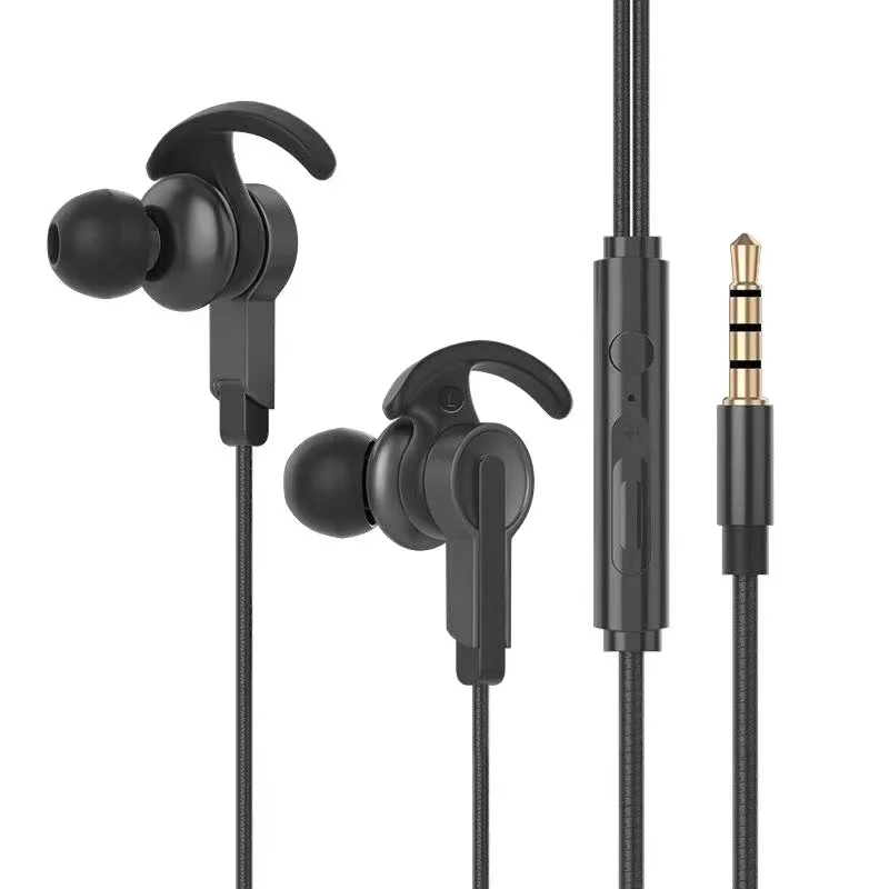 Auriculares intrauditivos con micrófono, audífonos intrauditivos de 3,5mm con cable, para juegos, móviles, ordenador, con micrófono y volumen