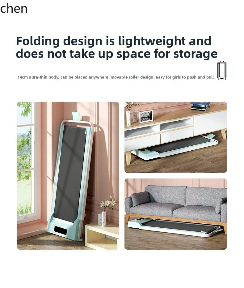 ZML tapis roulant domestico piccolo mini ultra silenzioso elettrico indoor attrezzature per il fitness tapis roulant pieghevole