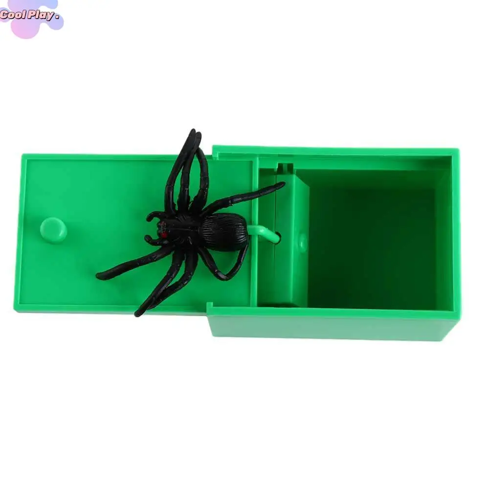 Joke Gift Funny Spider Box Bug Play Scare Toy Box Interesting Scare Terrifying Trick Box Friend