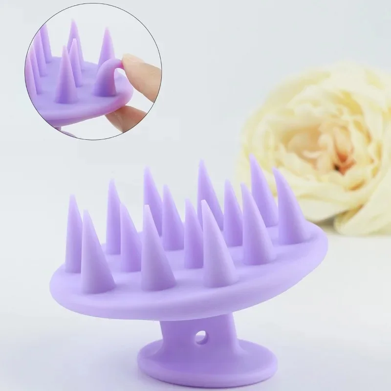 1/2/3pcs Silicone Shampoo Head Scalp Massage Brush Silicone Body Brush Hair Washing Comb Shower Brush Salon Hairdressing Tools