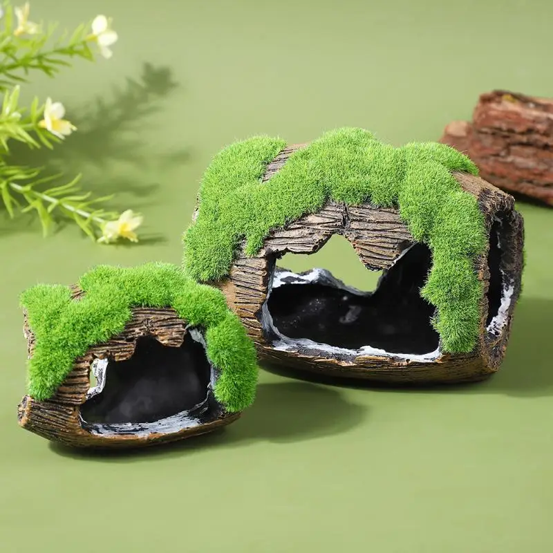 Adornos de resina para acuarios: cuevas ocultas, paisajismo, decoración y refugios para peces, accesorios para acuarios.
