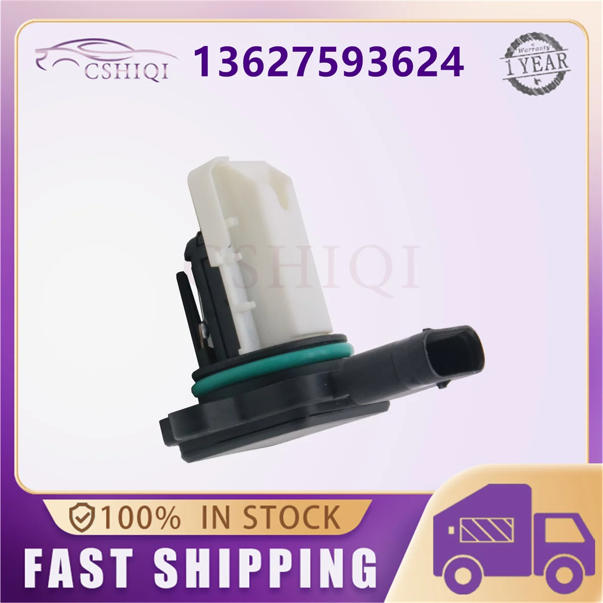 

13627593624 Mass Air Flow Meter MAF Sensor For BMW 1 3 5 6 7 X3 E88 E90 E92 F10 F18 F11 7593624 061022332 0015894 1261001652