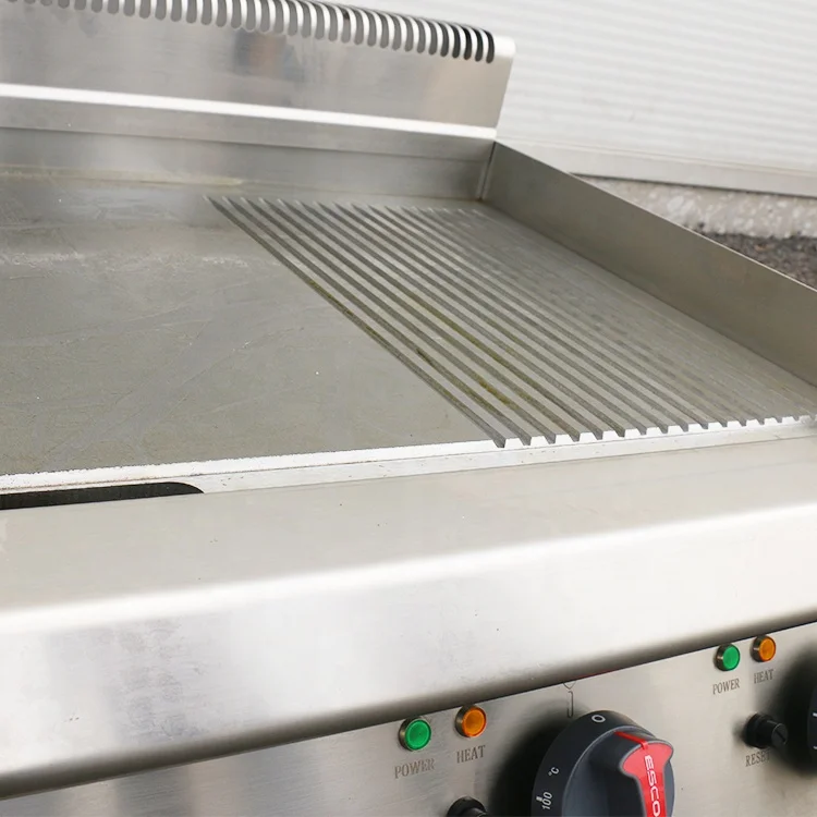Hot Sales Commercial Stainless Steel Table Top Flat Electric Griddle Hotel Kitchen Equipment Electric Griddles