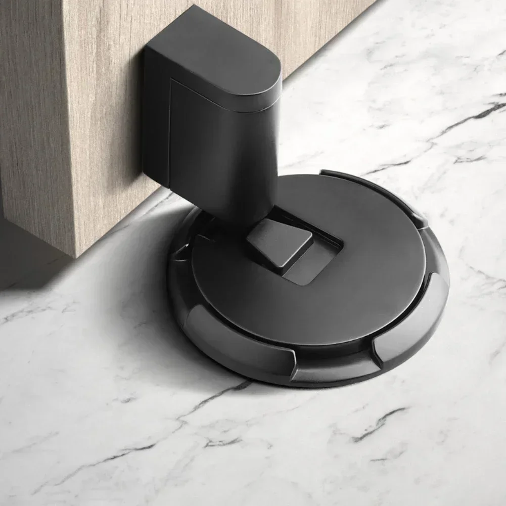 

Регулируемый дверной клин без сверления, бесшумный механический дверной стопор для домашнего офиса, ветрозащитный невидимый дверной стопор