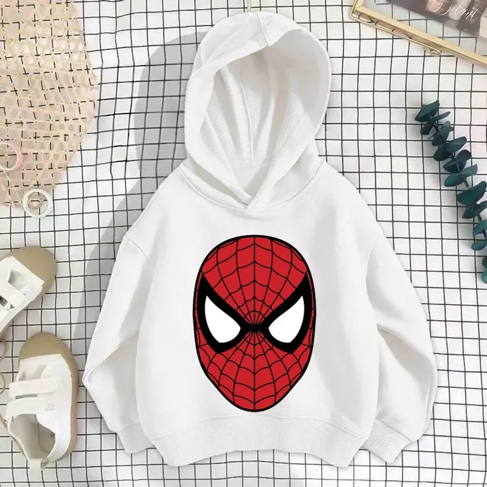 

Cute Spider-Man Hooded Sweatshirt for Children's Clothing, Autumn Fashion Sweatshirt, 2025 Trend Casual Hoodie