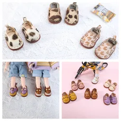 New Ob11 Handmade Shoes 1/12 Bjd Shoes Italian Cattle Shoes Small Leather Shoes Holala Boots Doll Accessories Body9, Gsc, Ddf, Y