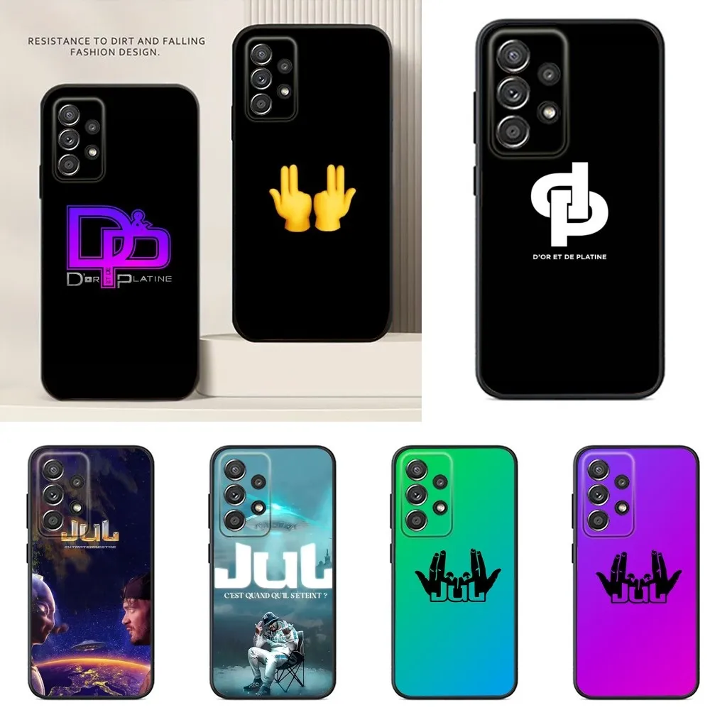 

Rapper Jul Phone Case For Samsung S24,S23,S22,S21,S20,S10,S10E,S9 Ultra Plus FE Note 20 Ultra 10 9 Plus Case