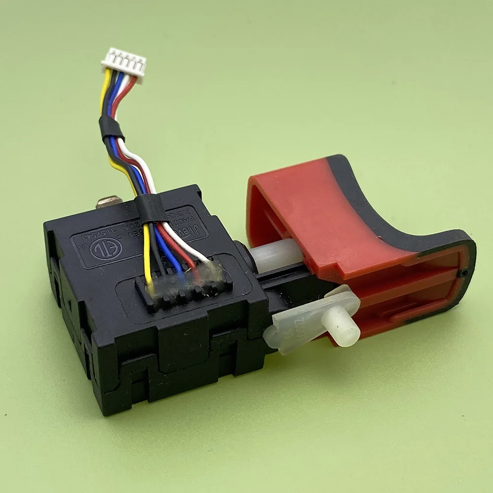 Fa021a-69 5 Wire Electric Drill Trigger Switch DC7.2-24VA 20A 25A Power Tool Wrench Push Switch Speed Control Switch Accessories