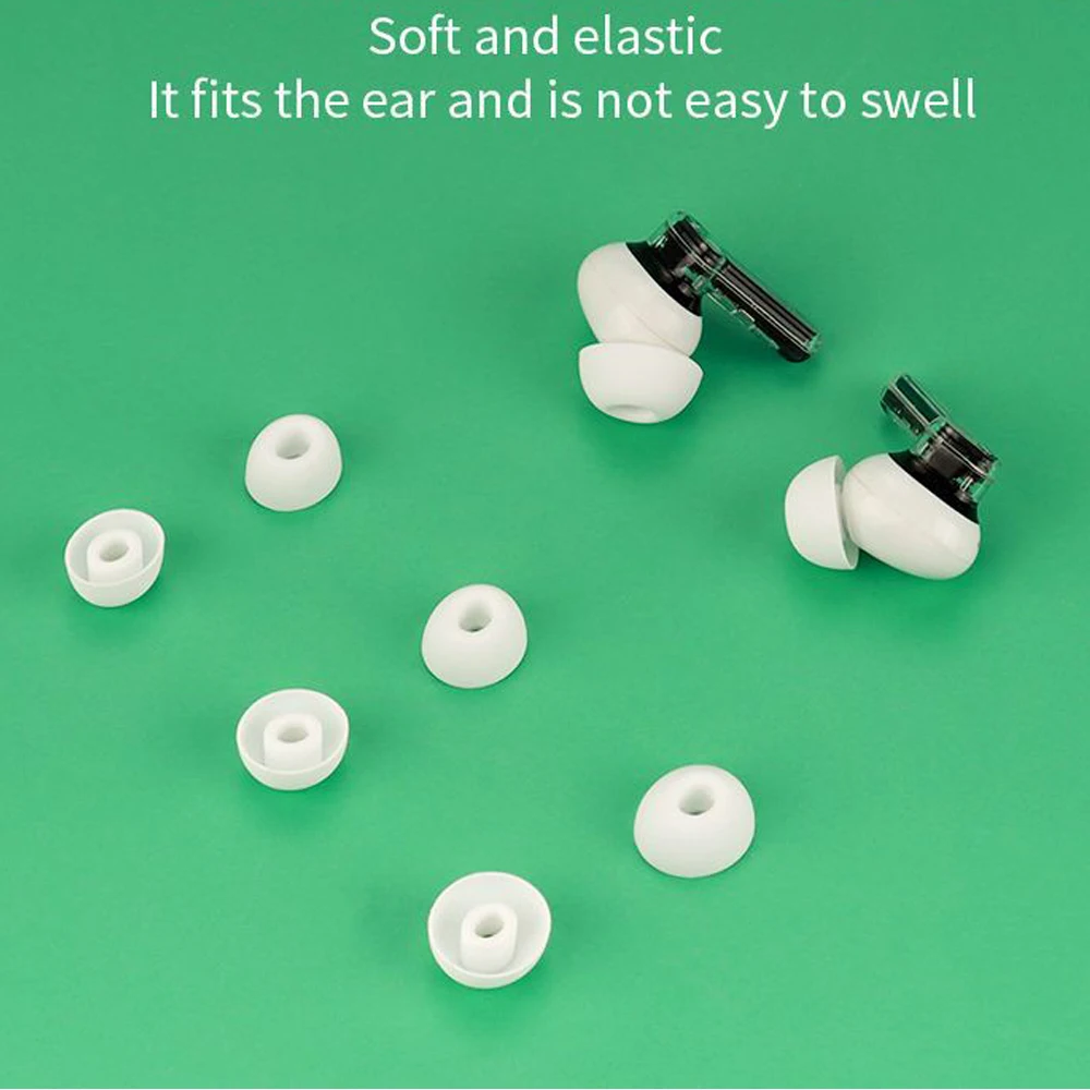 3 Pairs Ear Pads For CMF by Nothing Buds Pro 2 Earphone Tips Silicone Ear Tips L M S In-ear Earphone Covers Earbuds Accessories