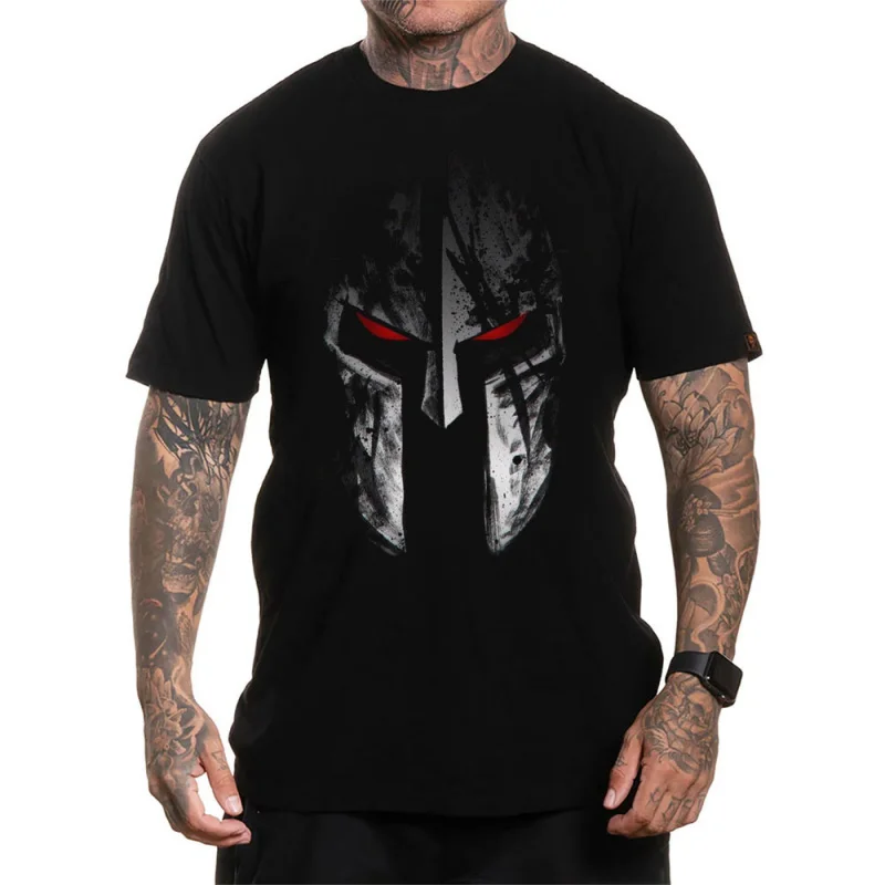 

0202 Spartan warrior helmet Ancient greece Gift T Shirt This is sparta Norse mythology Graphic Tee All size Tops S-6XL