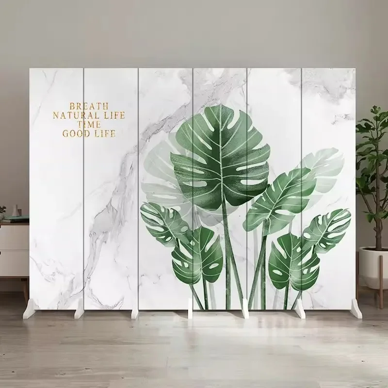 Nordic Folding Room Divider Screen Portable Privacy Partition for Bedroom Living Room Home Office Simple Modern Mobile