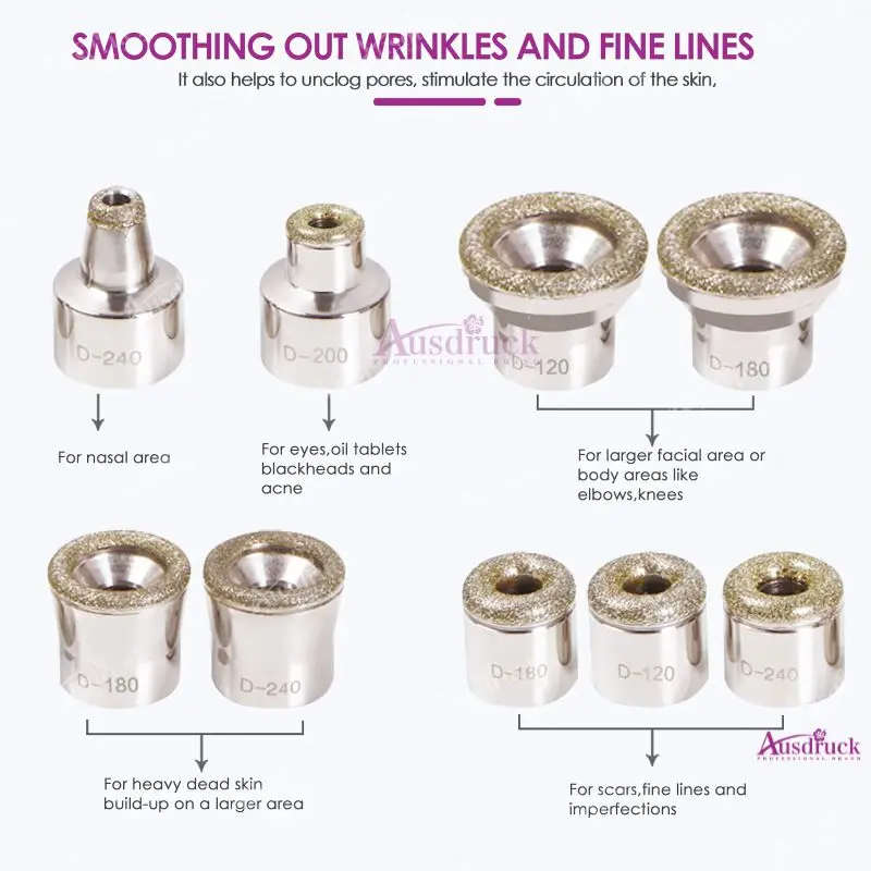 آلة اللوازم الطبية المهنية لتجديد شباب الجلد علاج الوجه 2 في 1 جهاز تجميل جلدي تقشير كريستال #4