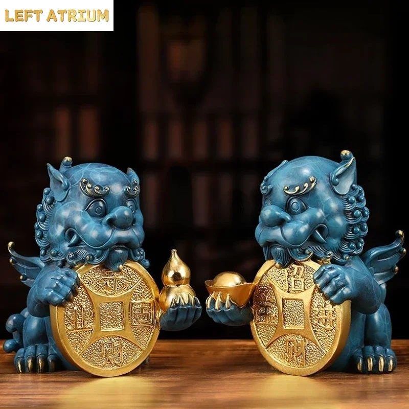 Feng shui Pixiu Copper Zhao Cai Capital Juli Caiser's Living Room Store Opening Gifts Cute Mascot Decor