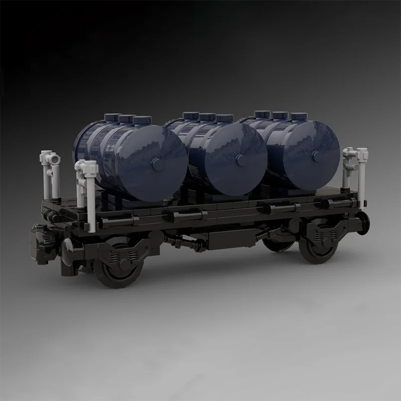 

MOC Canister wagon Railroad Bulkwagon Freight Train, Train, City Train, DIY Set, Children's Toy Building Blocks Christmas Gift