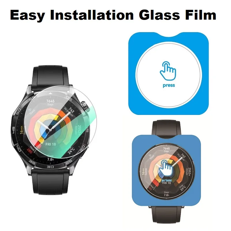 50PCS Smart Watch Displayschutzfolie für Huawei GT5 Pro 42mm / GT4 41mm / GT5 Pro 46mm gehärtetes Glas Anti-Kratz-Schutzfolie