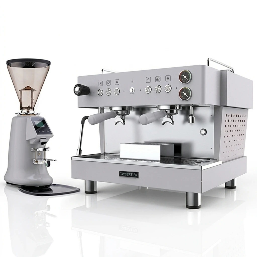 Commercial Espresso Coffee Maker 2 Group Italian Programmable For Household Outdoor Hotel Use Electric Power Source